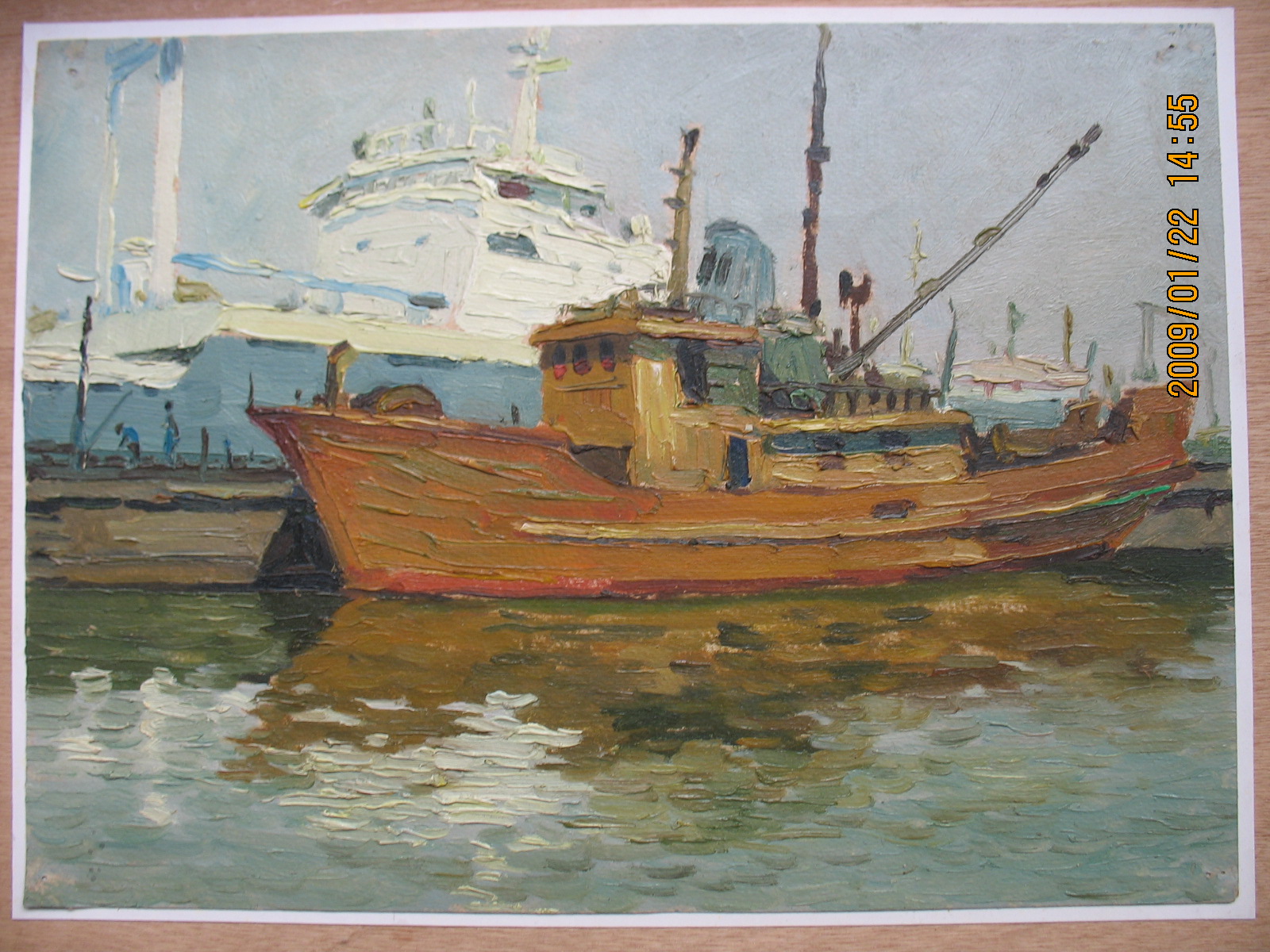 煙臺(tái)雕塑之漁船