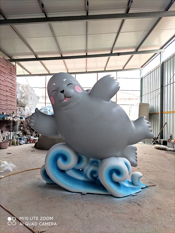 煙臺(tái)蓬萊長(zhǎng)島形象大使  玻璃鋼雕塑