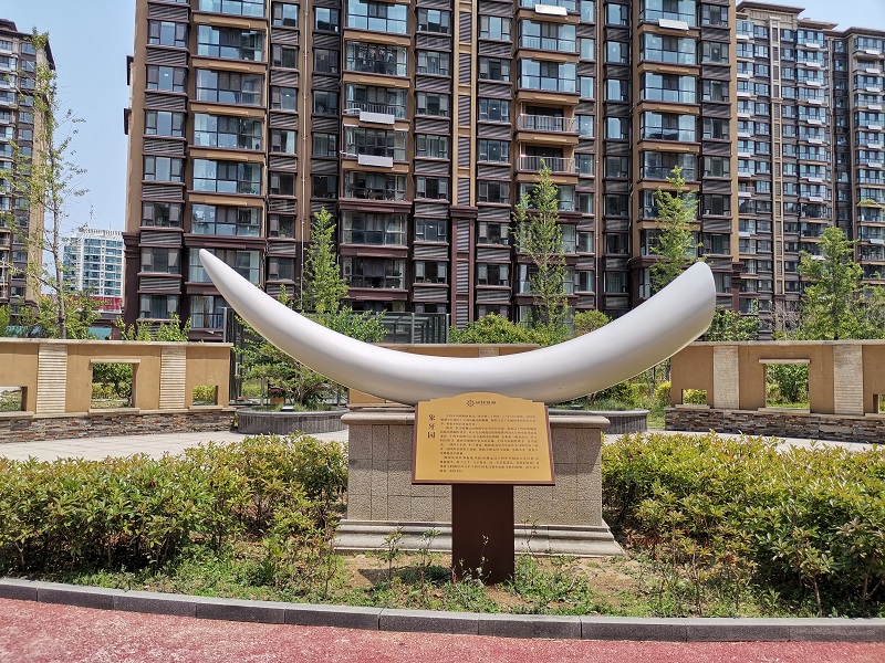 蓬萊居佳領(lǐng)海  “象牙婚 ”不銹鋼雕塑